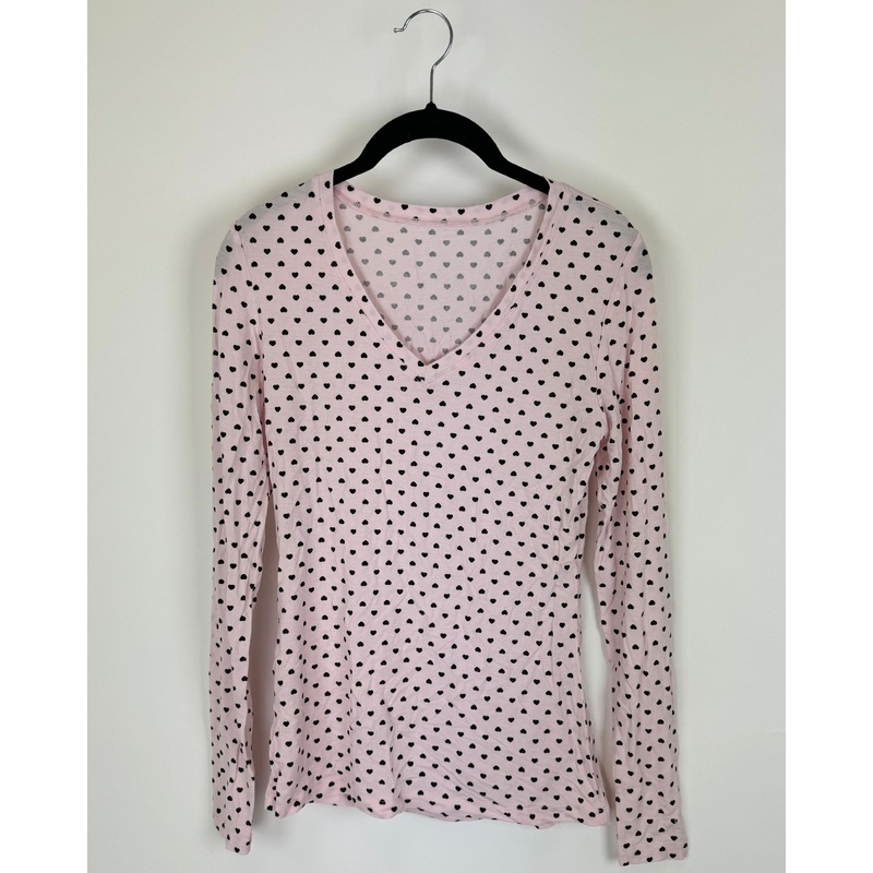 Pink Long Sleeve Pajama Top – Size 4/6