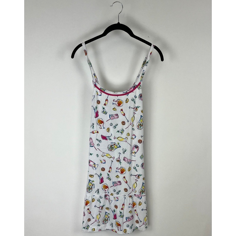 Cocktail Print Nightgown – Small