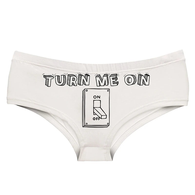 Turn Me On Humor Panty One Size