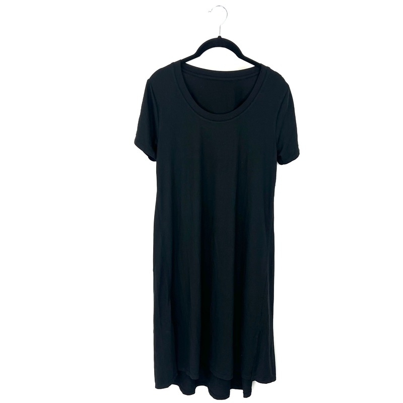 Black Cold Shoulder Lounge Dress – Size 4/6