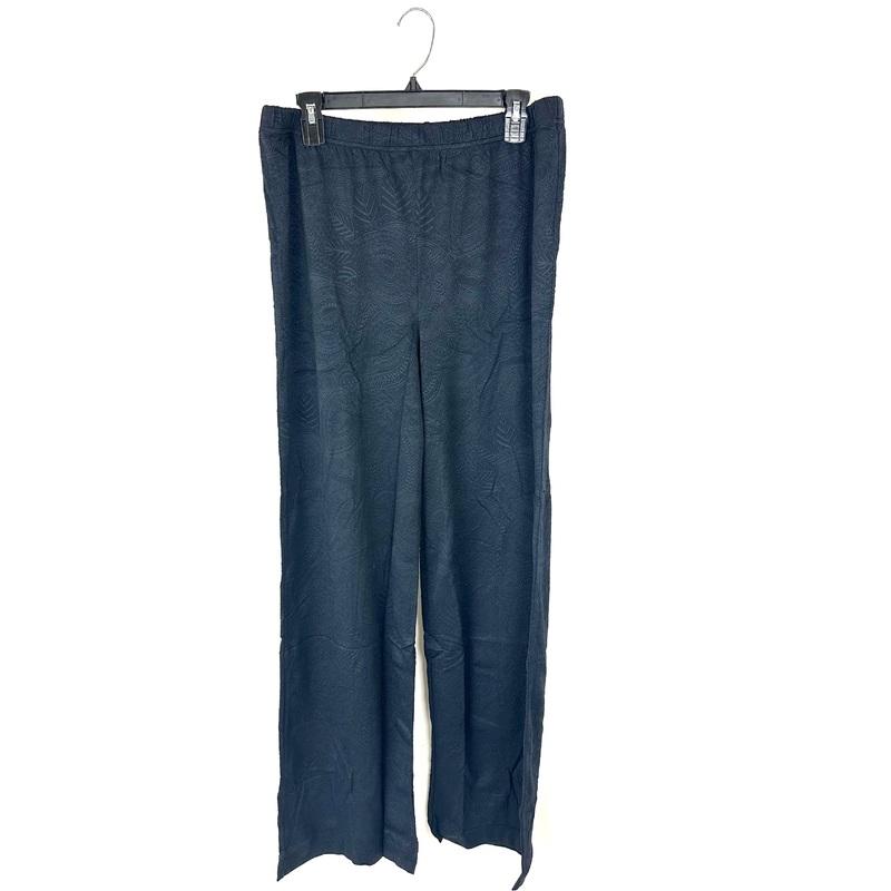 Black Embossed Coverup Pants – Extra Large/Extra Extra Large