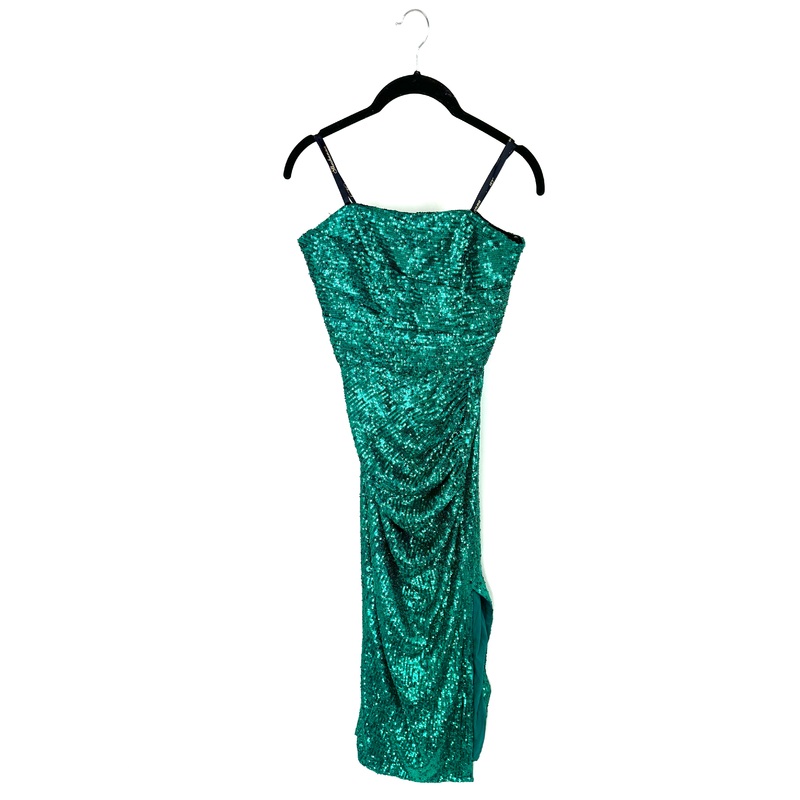 Turquoise Sequin Dress – Size 2/4