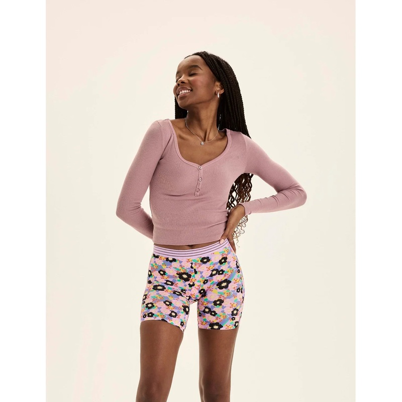 Teen Leakproof Luxe Modal Sleep Boxer Black XXS