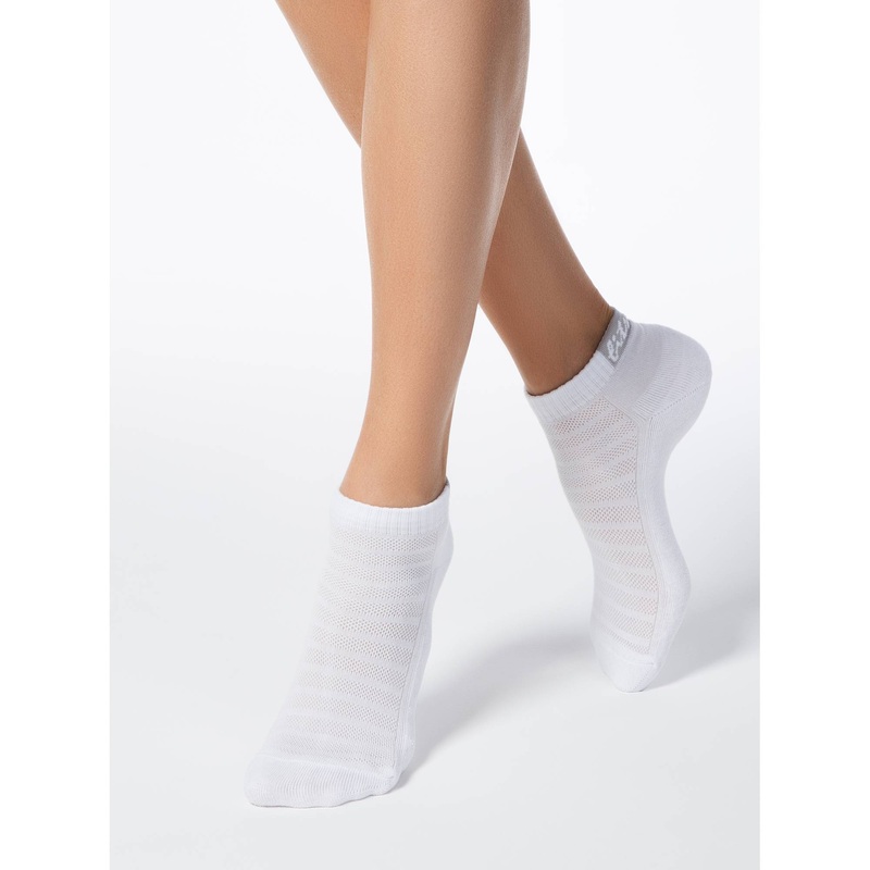 Cotton Socks Conte Active 091 Terry Foot 6-7 White