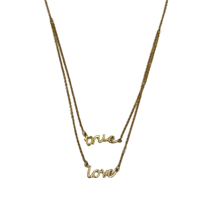 Gold “True Love” Necklace