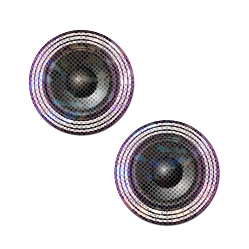 Speaker Subwoofer Breast Pasties for Bass Heads Headbangers & Bass Bunnies by Pastease