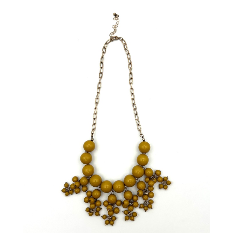 Yellow Dangling Necklace