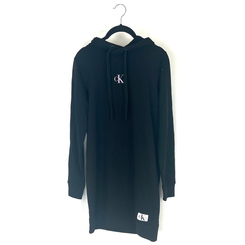 Black And Purple Logo Hoodie – Small
