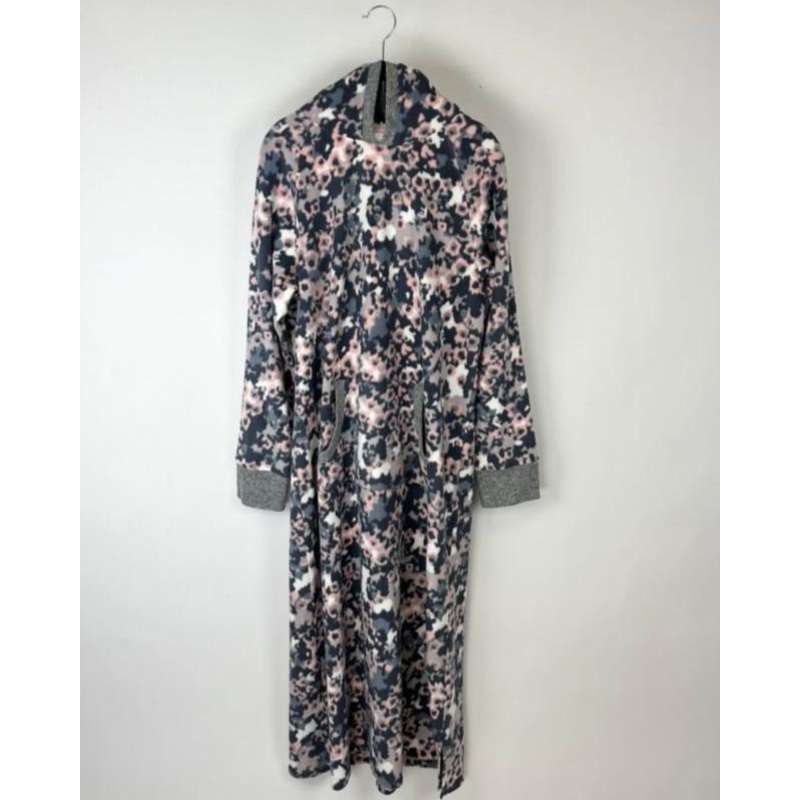 Hooded Plush Lounge Dress – Small