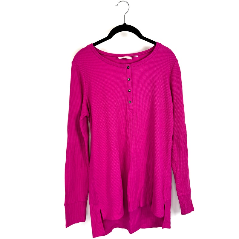 Magenta Half Button Up Long Sleeve – Size 6/8