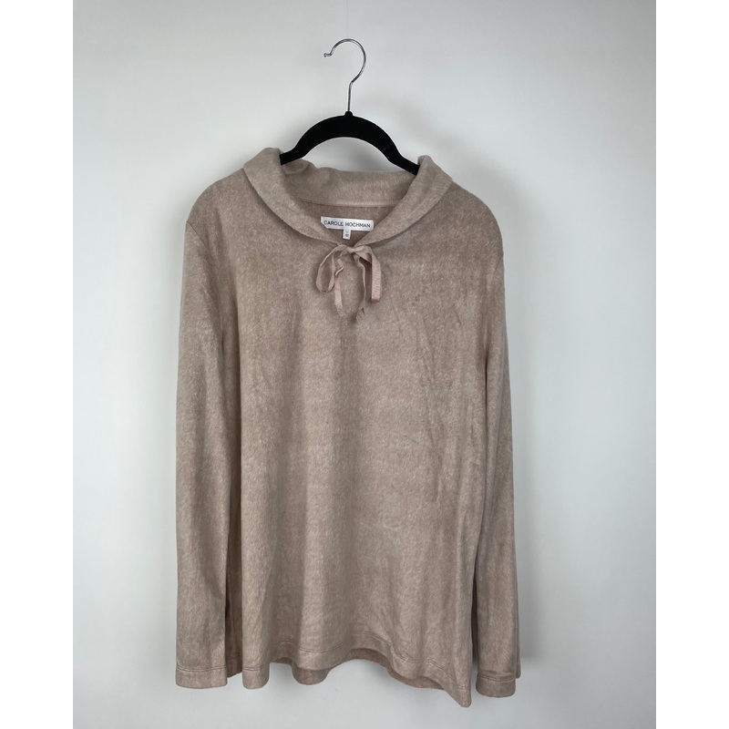 Tan Fuzzy Top – Small
