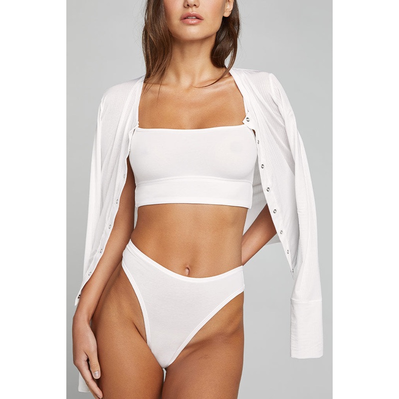 Whipped Cardi in White XS White Single