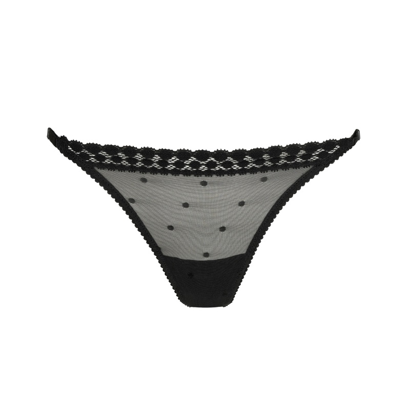 Annaelle Black Mini Thong Black XS