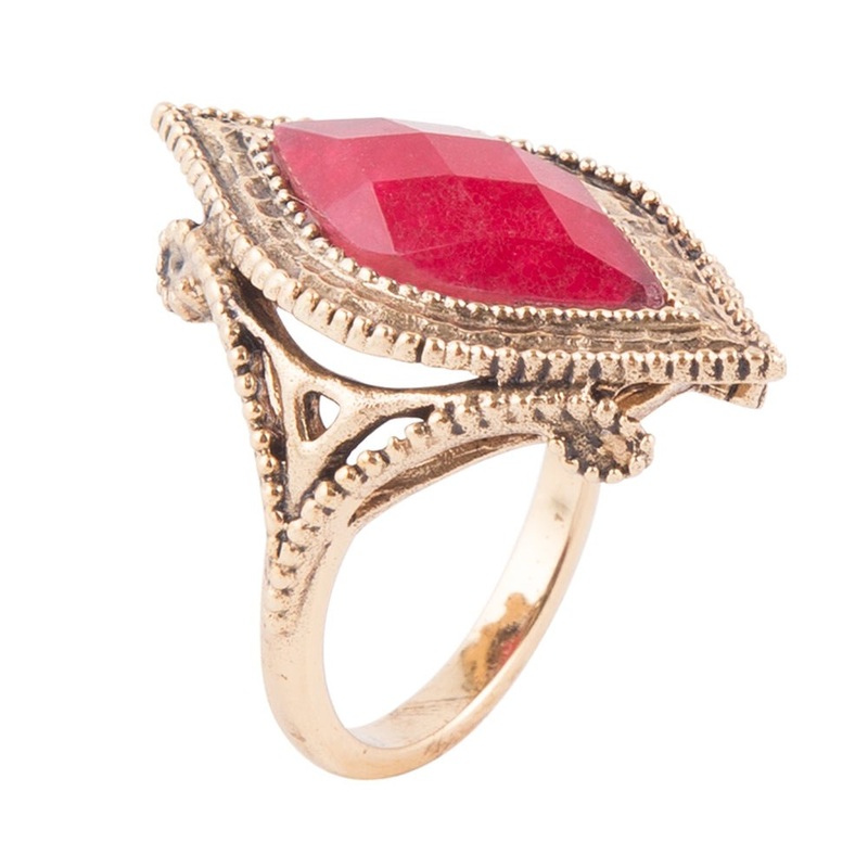 Cleopatra Bordeaux Quartz Ring 5