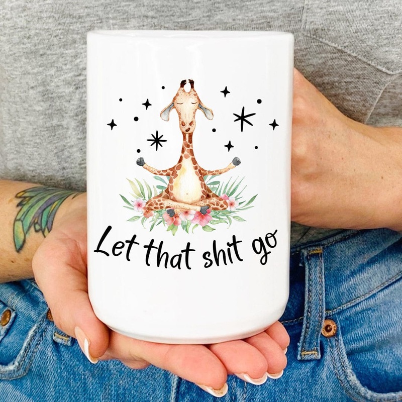 Let That Go Mug White One Size
