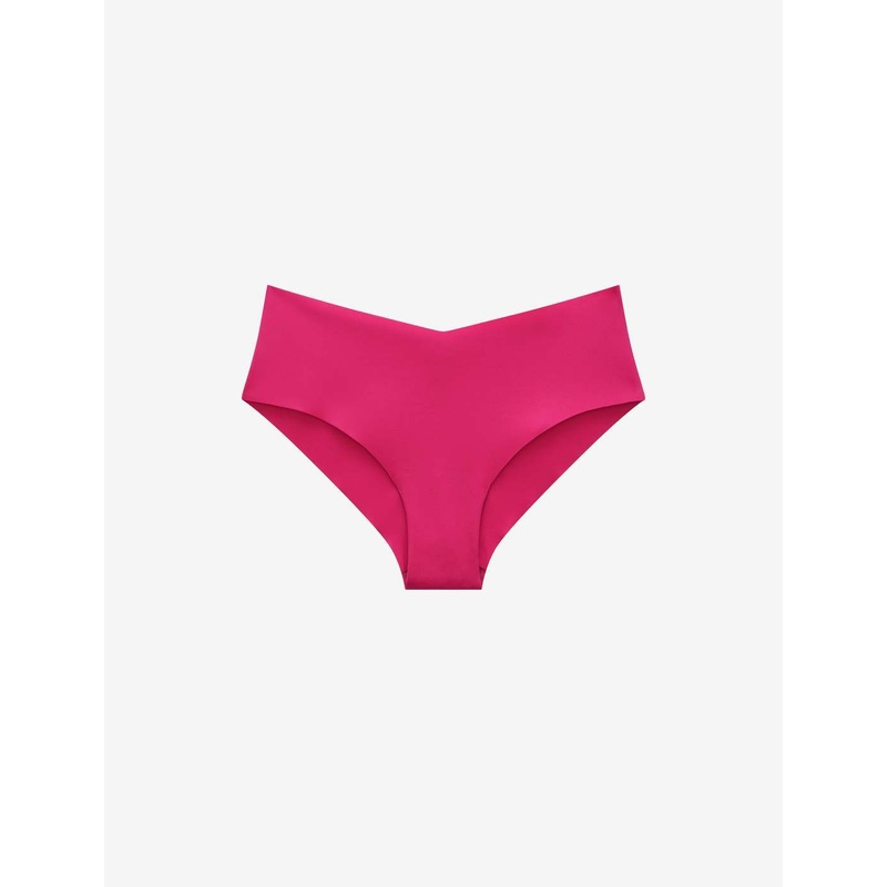 Zero Edge No-Show Cheeky hot-pink XS