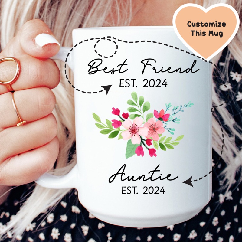 Best Friend Custom Mug White 15 oz