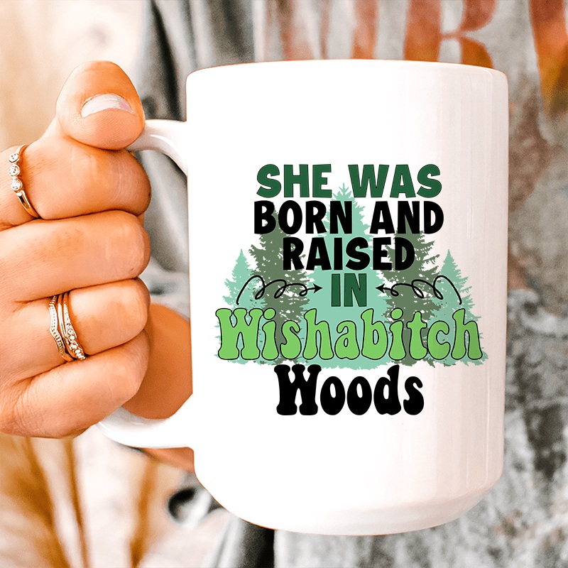 Born & Raised Ceramic Mug 15 oz White One Size