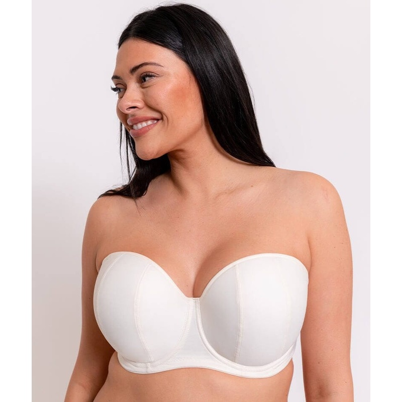 Curvy Kate Luxe Strapless Bra – Pearl Ivory 28D