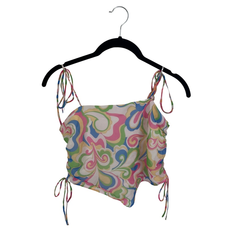 Multi Color Floral Crop Top – Size 2-4