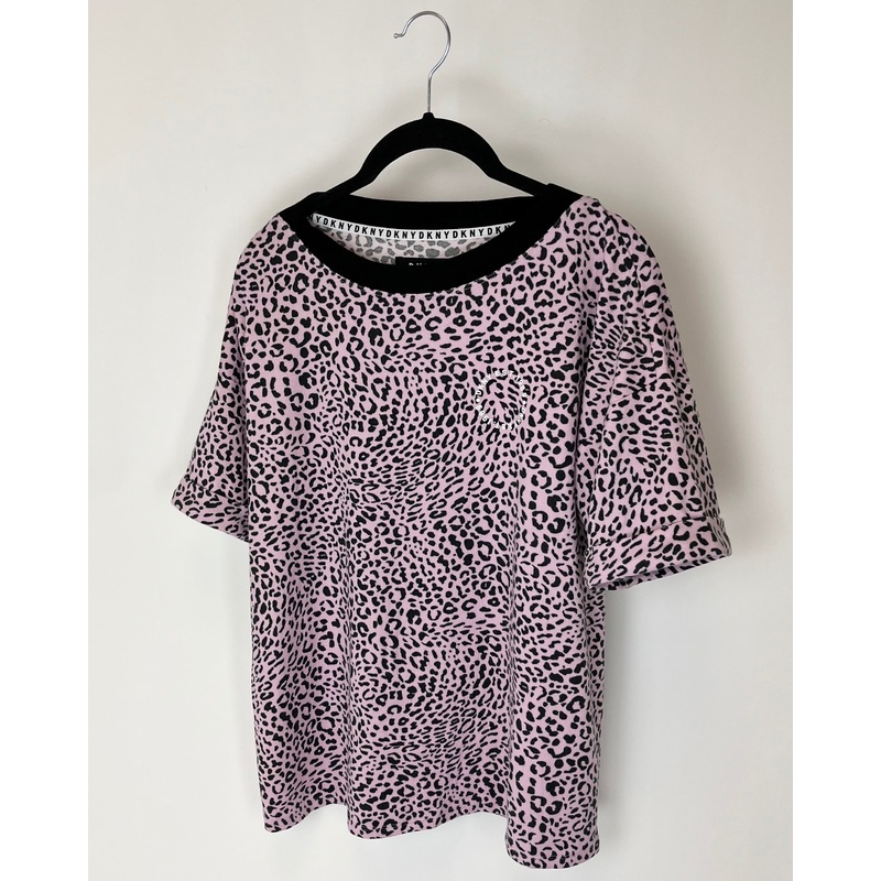 Pink Animal Print Lounge Top – Small
