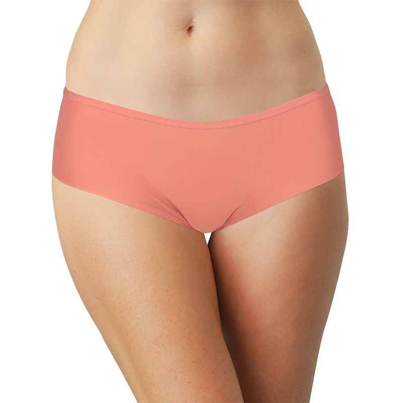 Pink Laser Cut Hipster with Mesh Back S Pink
