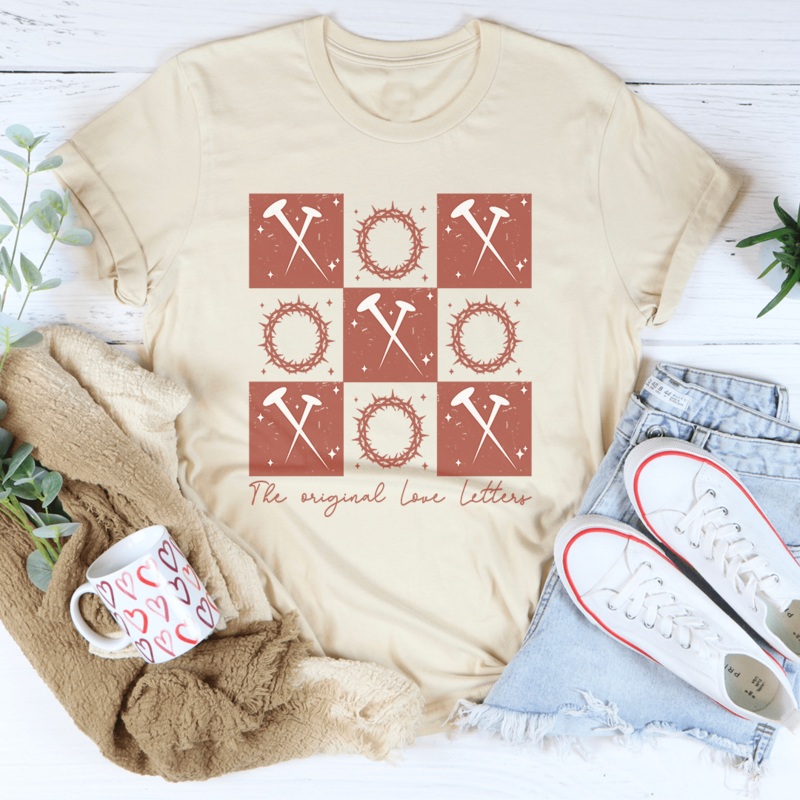 The Original Love Letters Tee Black Heather S