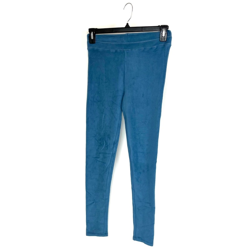 Blue Fleece Leggings – Small