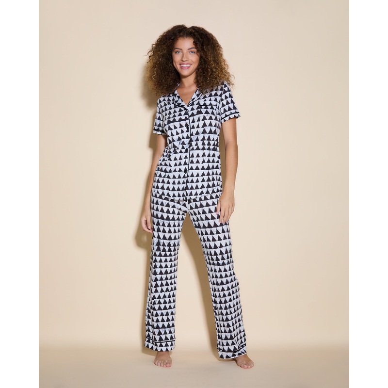 Ensemble Pyjama Haut  Manches Courtes Et Pantalon Jazzy Jeff XS