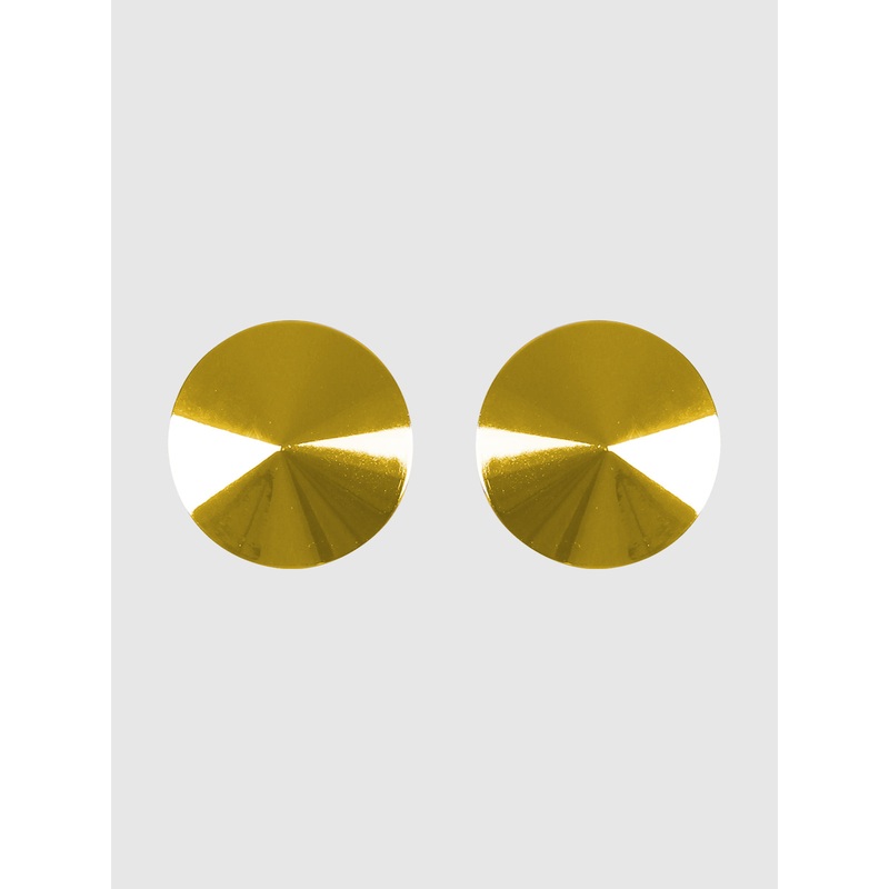 High Shine Metal Cone Pasties Gold 1SIZE