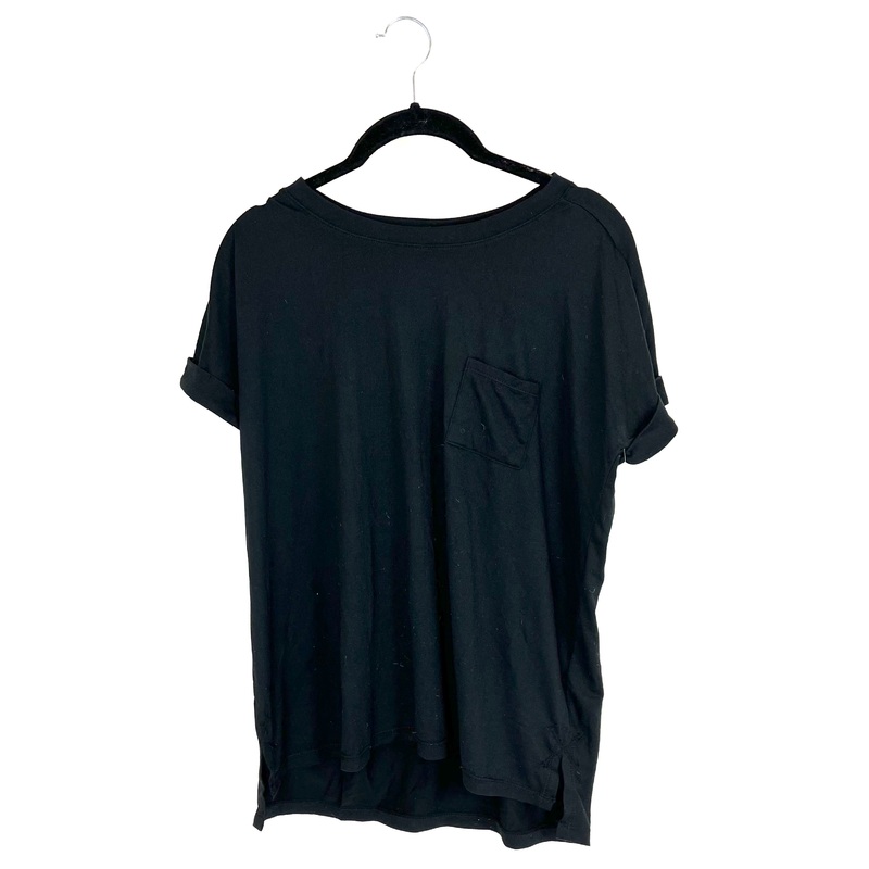 Soft Black Top – Size 6/8