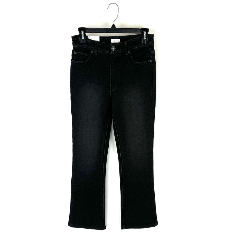 Black Denim Ankle Flare Jeans – Size 26 Waist