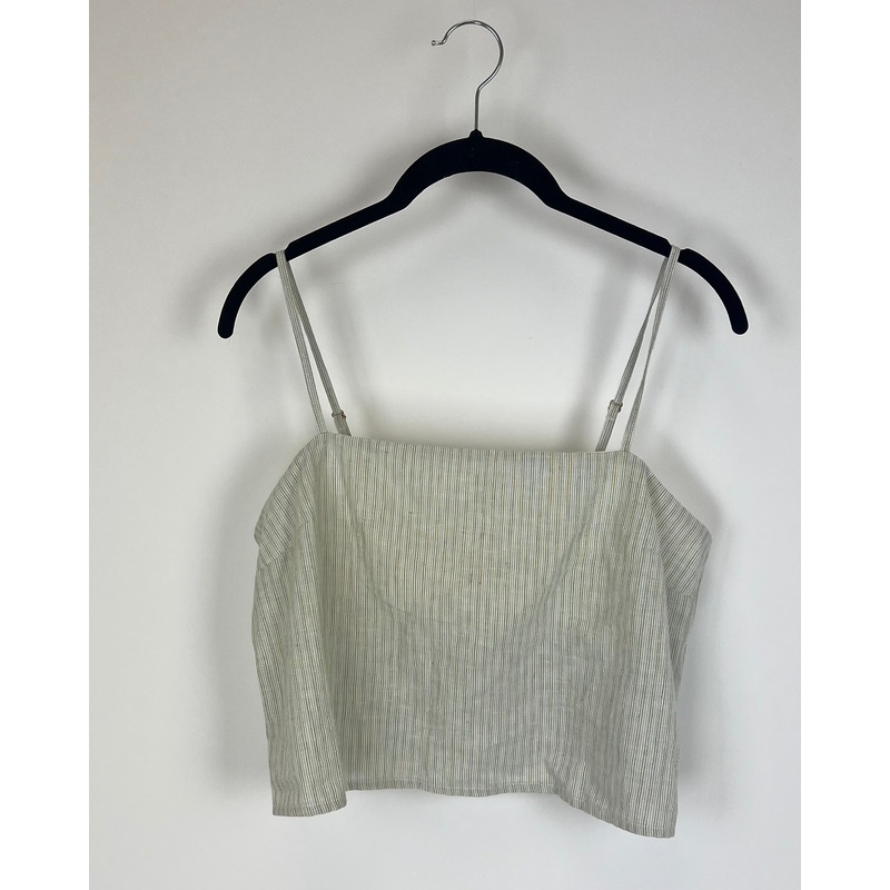 Green And Blue Striped Tank – Size 4/6