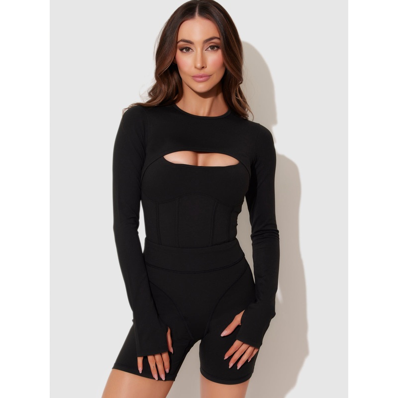 Active Long Sleeve Bolero Black S