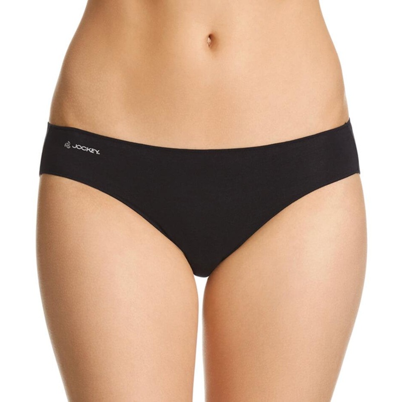 Jockey No Panty Line Promise Bamboo Natural Bikini – Black XS