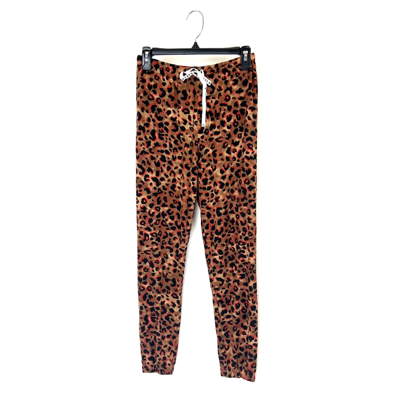 Leopard Brown and Red Print Sleepwear Pants – Size 4/6