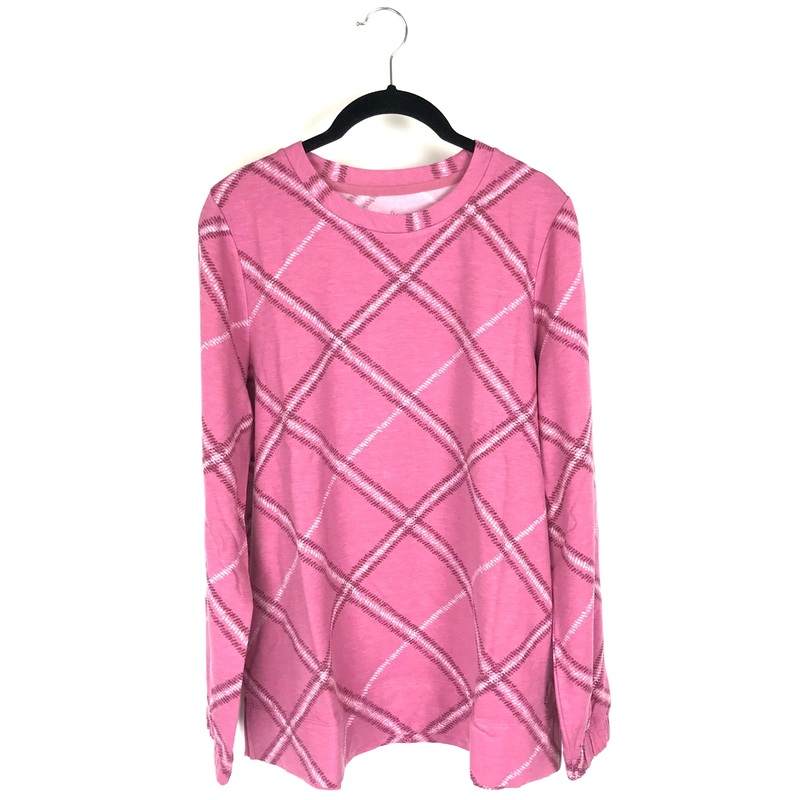Long Sleeve Pink Top – Extra Small and Small Extra Small