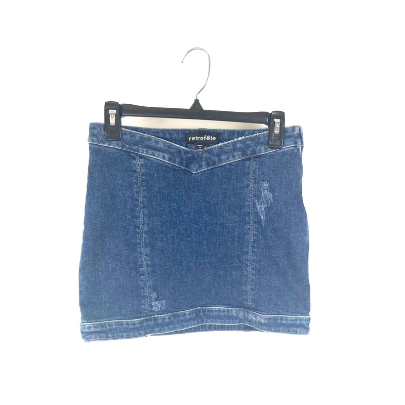 Medium Dark Blue Mini Skirt – Extra Small