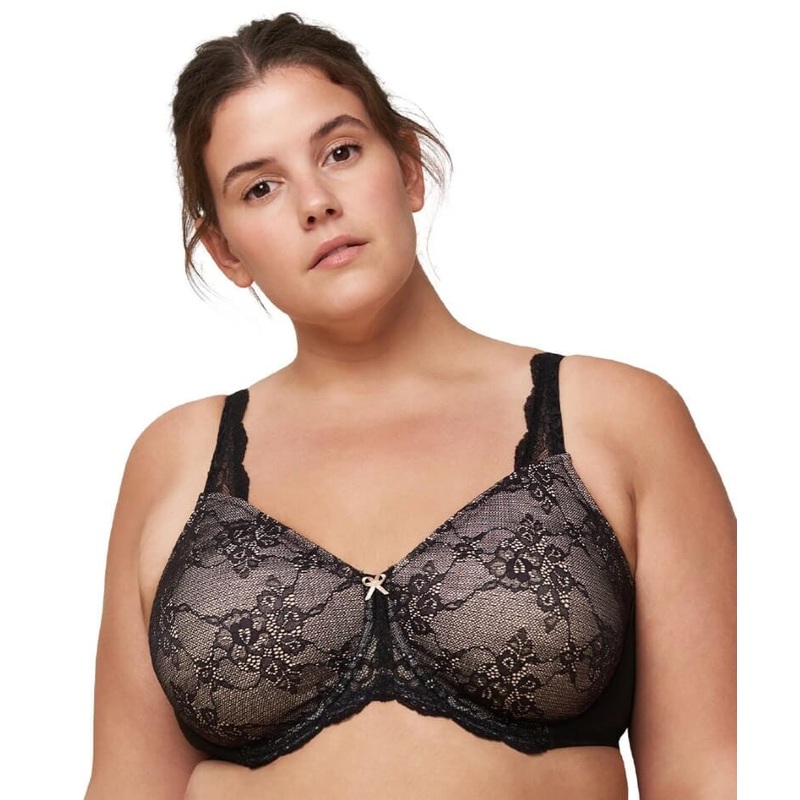 Triumph Contouring Sensation Minimizer Bra – Black 32D