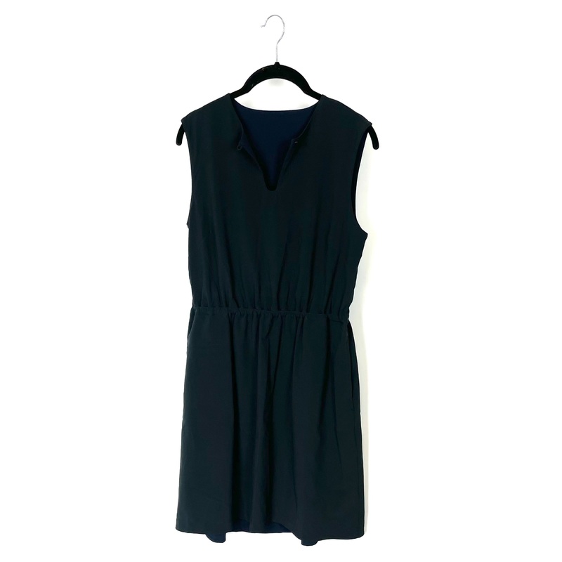 Black High Neckline Dress – Small