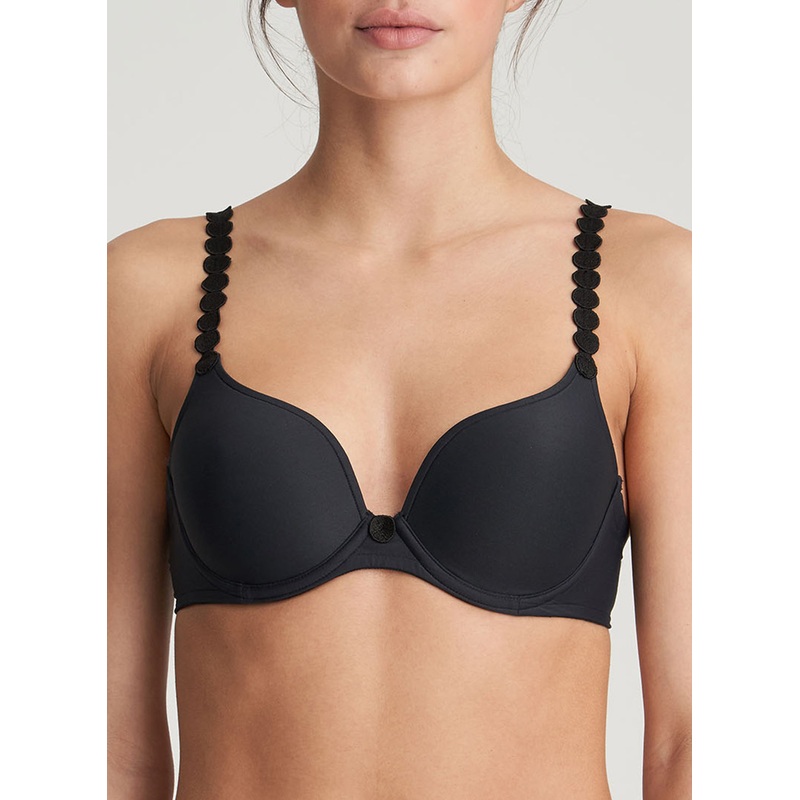 Tom Charcoal Padded Bra Heartshape Charcoal 32A