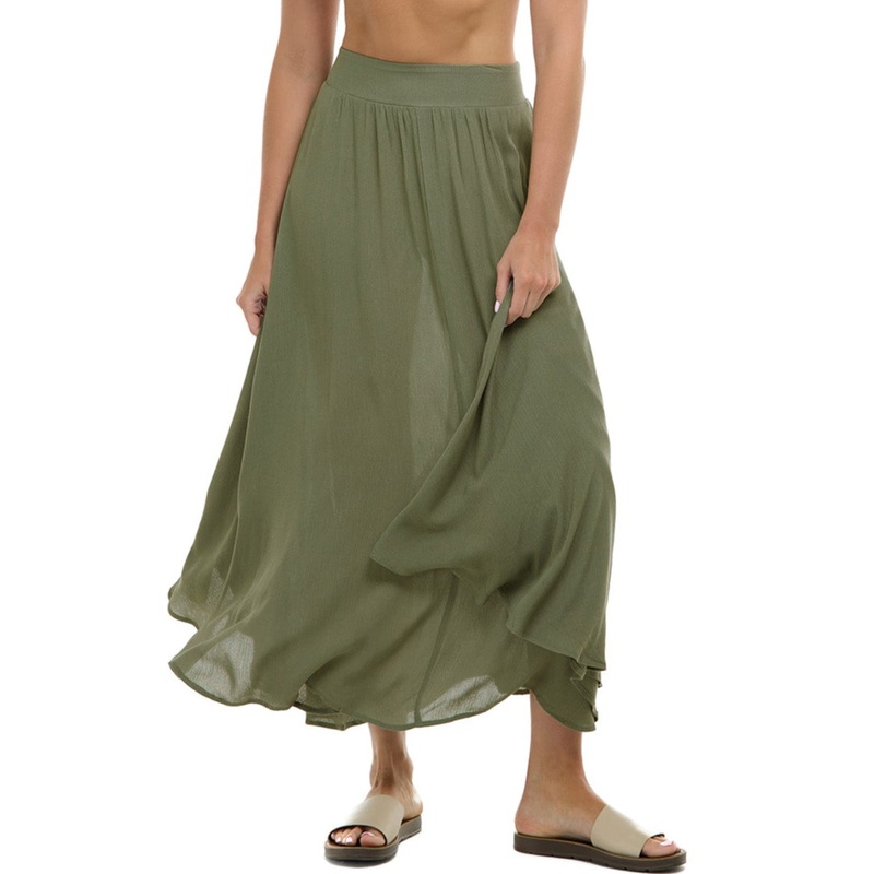 Sidony Cover Up Skirt – SK759640 – Sage GREEN XS