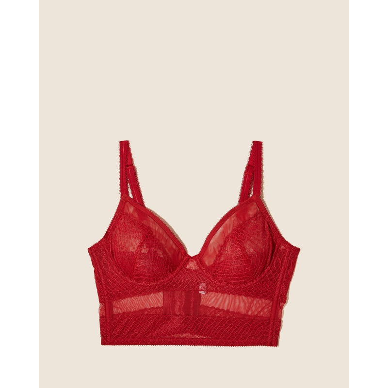 Underwire Bra Sindoor Red 30C