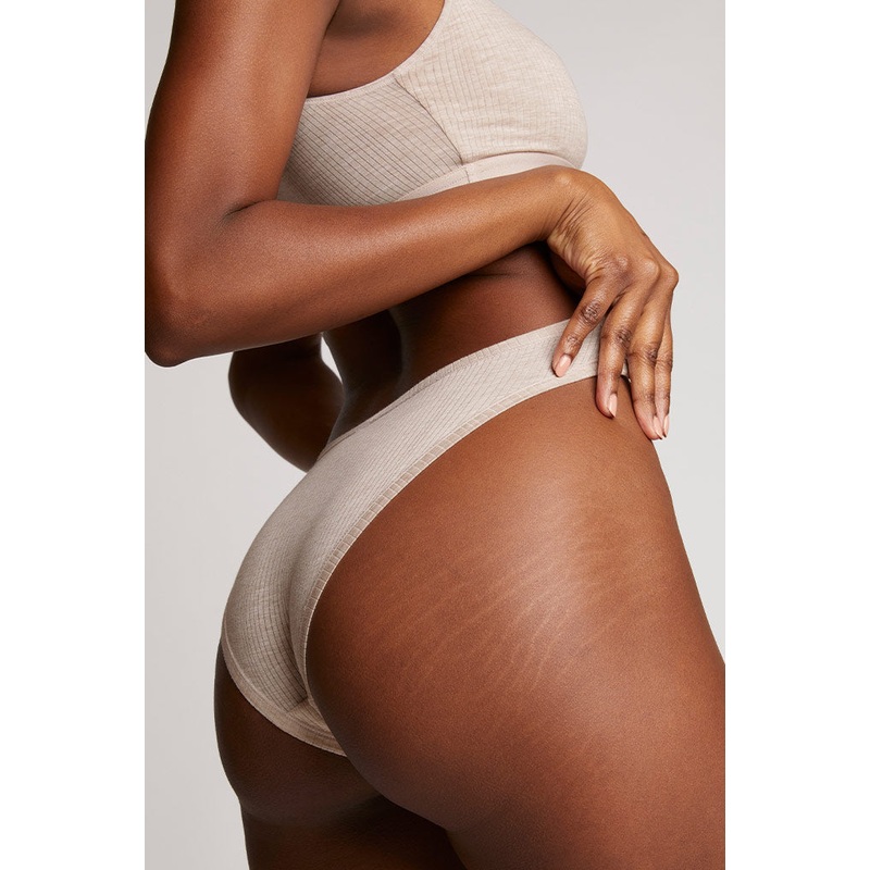 Whipped French Cut Brief in Sand XS Sand Single