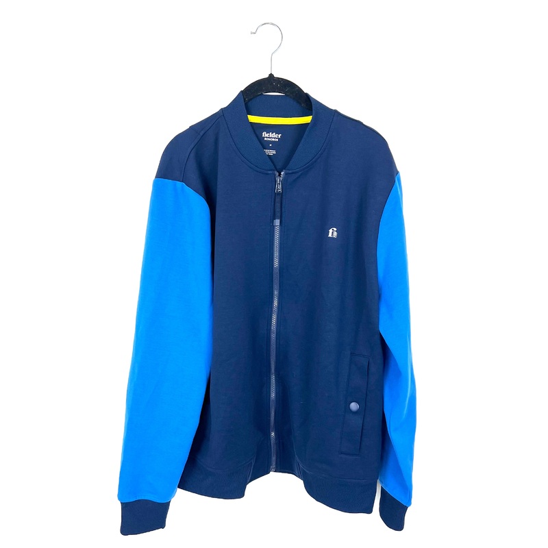 Blue Zip Up Jacket – Unisex – Mens Medium / Womens Large