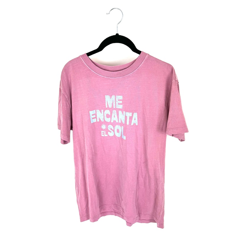 “Me Encanta El Sol” Dusty Pink Tee – Size 2/4