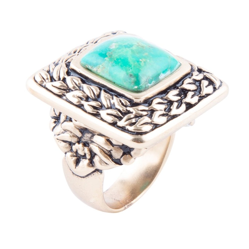 Aloha Lime Turquoise Ring 5