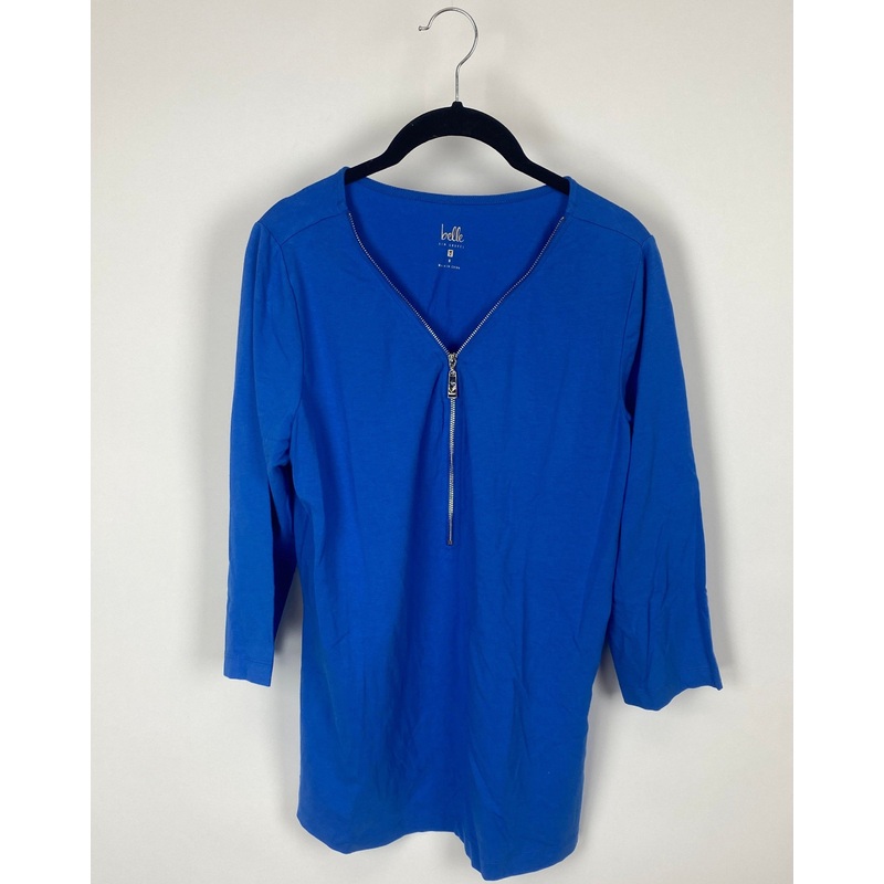 Blue Zip Up Top – Small/Medium