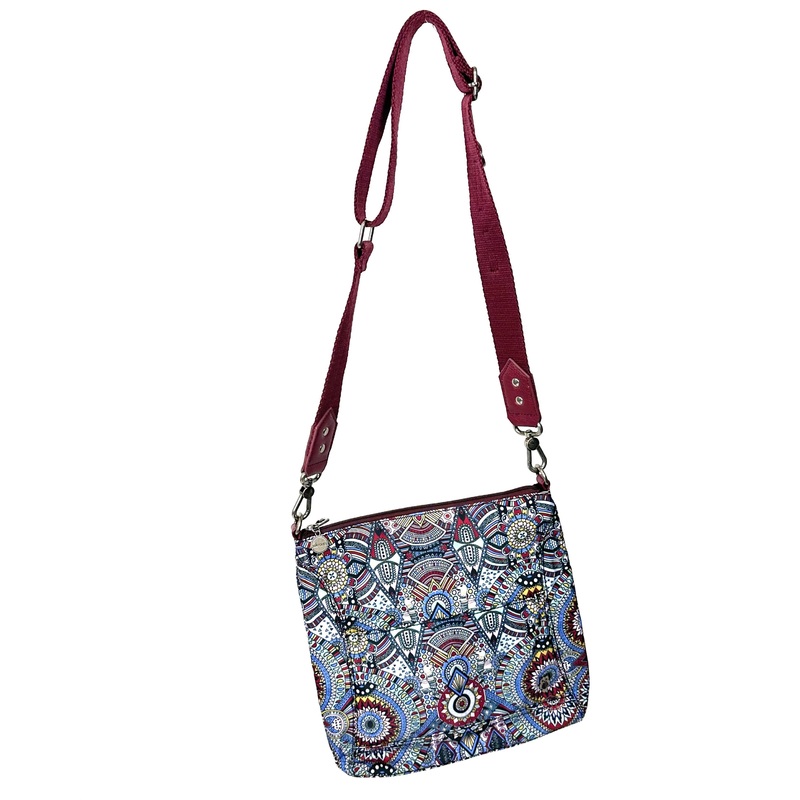 Burgundy Abstract Bag