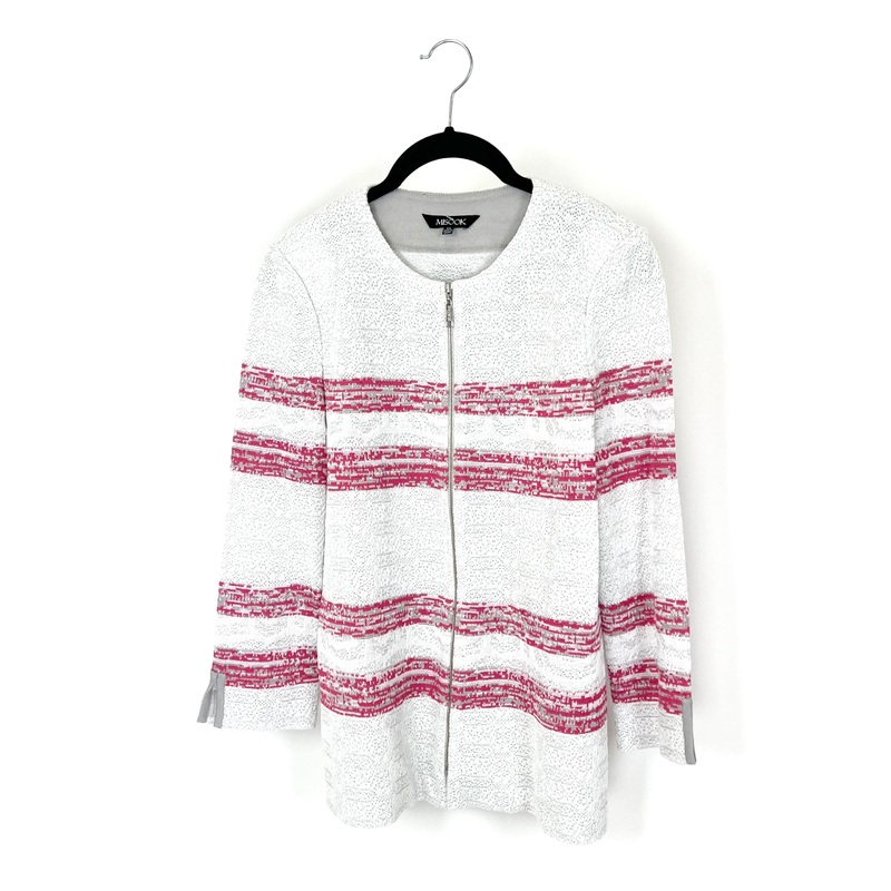 Pink And Gray Zip Up – Size 2/4